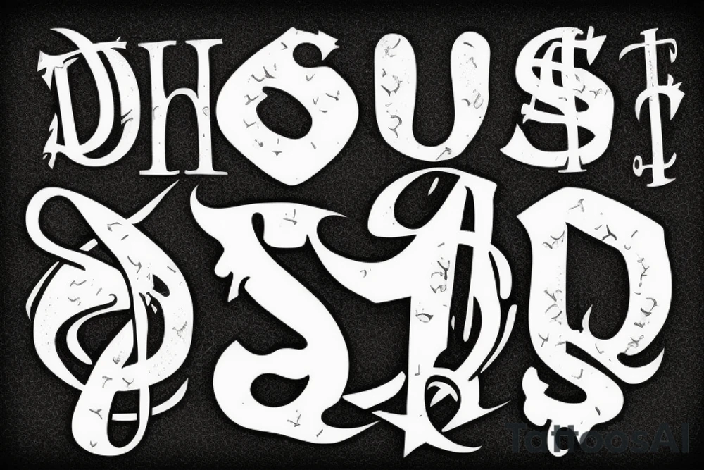 A dollar sign $ tattoo idea