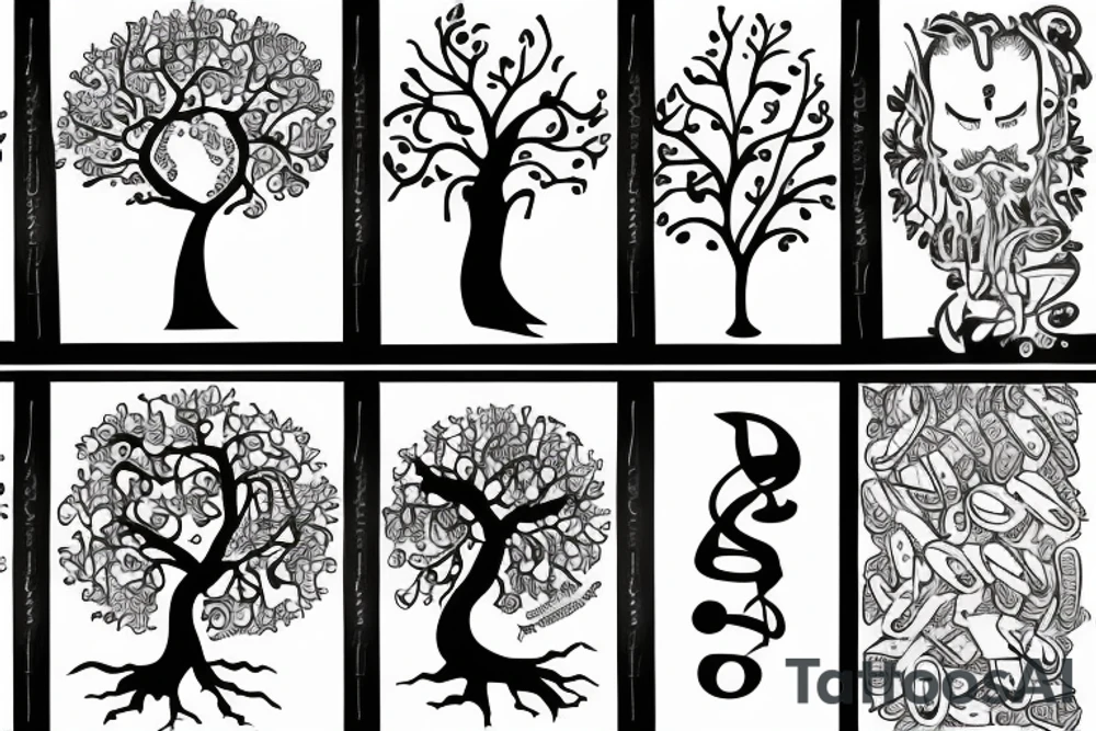 A money tree tattoo idea