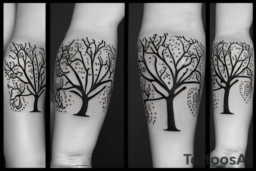 A money tree tattoo idea