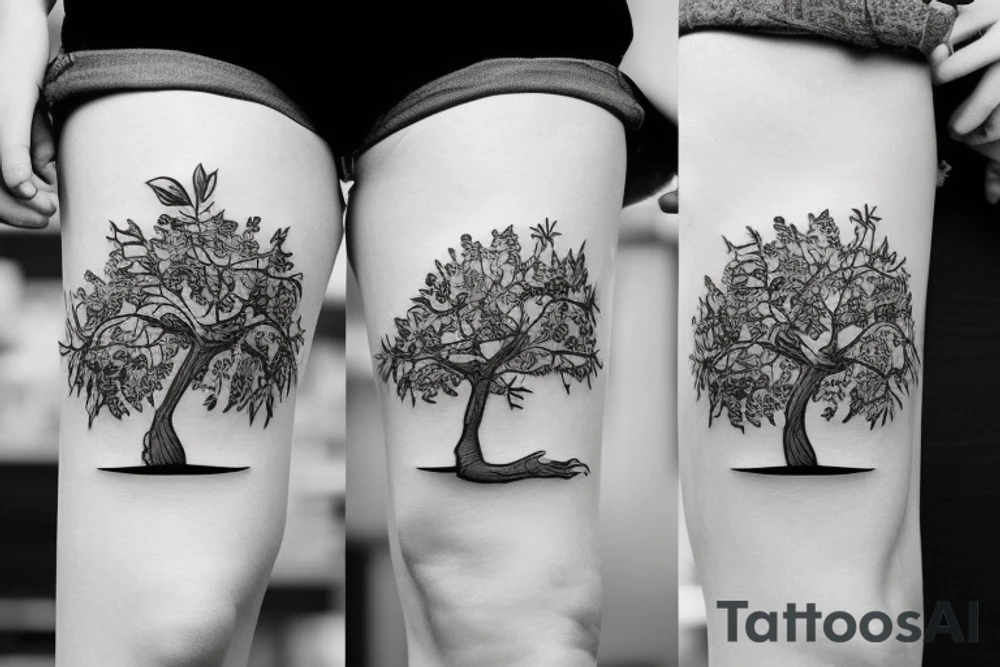 A money tree tattoo idea