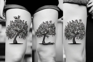 A money tree tattoo idea