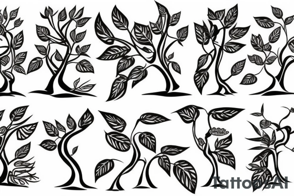 A money tree tattoo idea