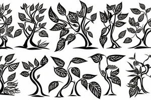 A money tree tattoo idea