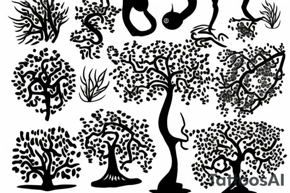 A money tree tattoo idea