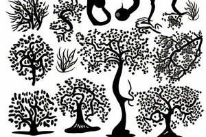 A money tree tattoo idea