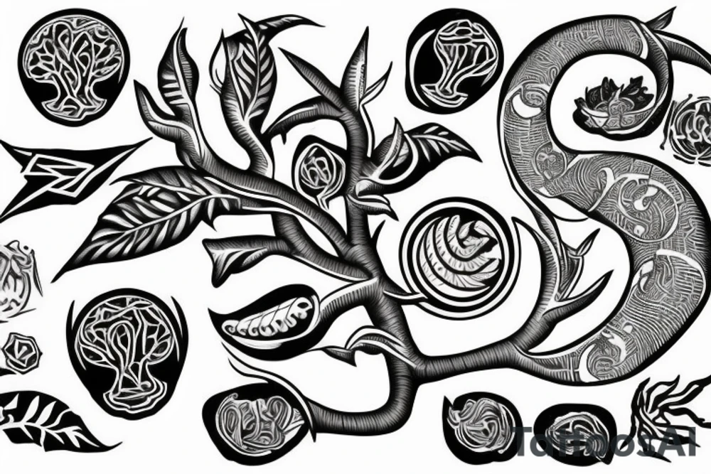 A money tree tattoo idea