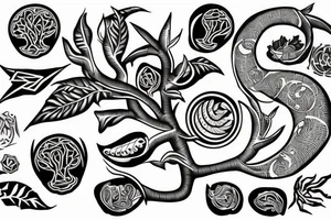 A money tree tattoo idea