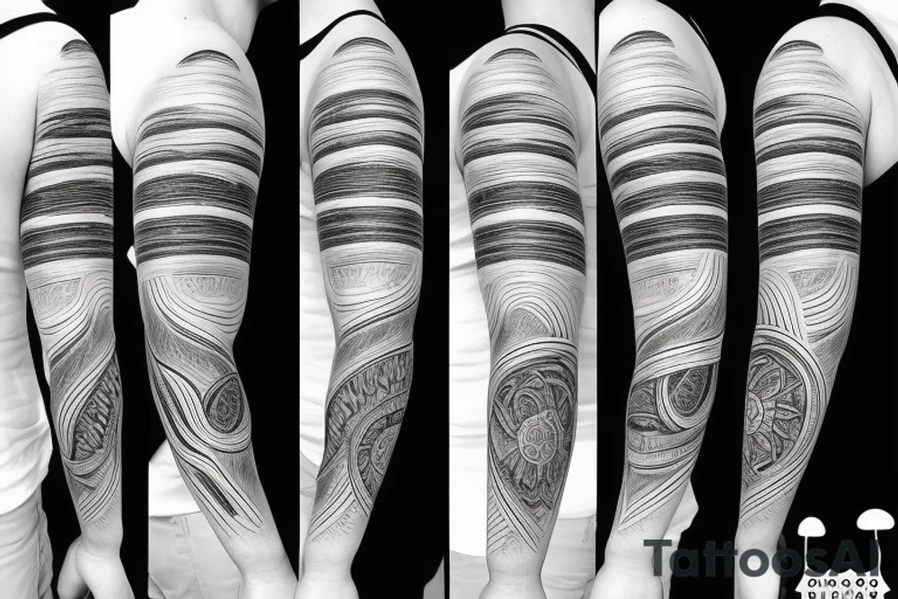 Fine line tattoo that includes the moon and psychology references tattoo idea