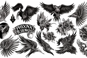 Pheonix rising tattoo idea