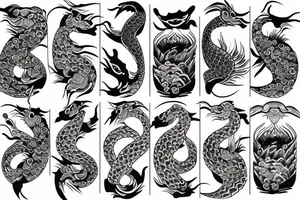 japanese culture garden kapr koi tattoo idea