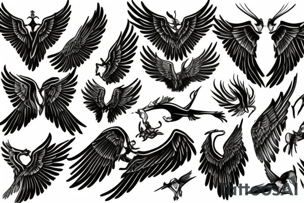 wings tattoo idea