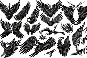 wings tattoo idea