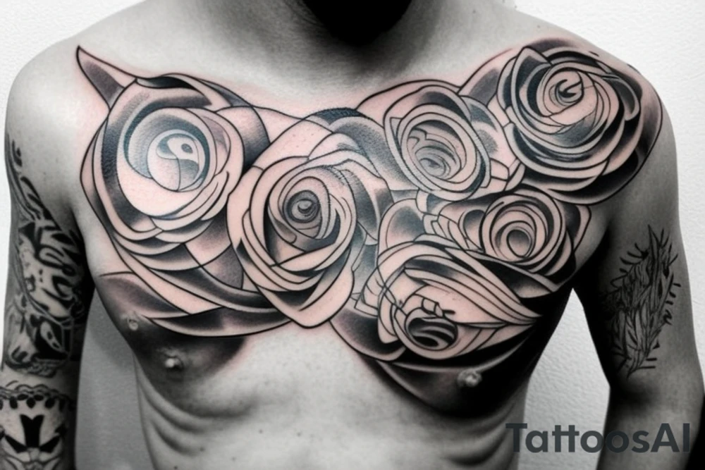chest tattoo tattoo idea
