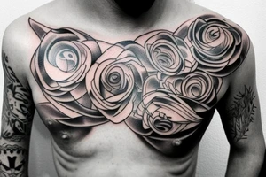 chest tattoo tattoo idea