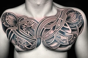 chest tattoo tattoo idea