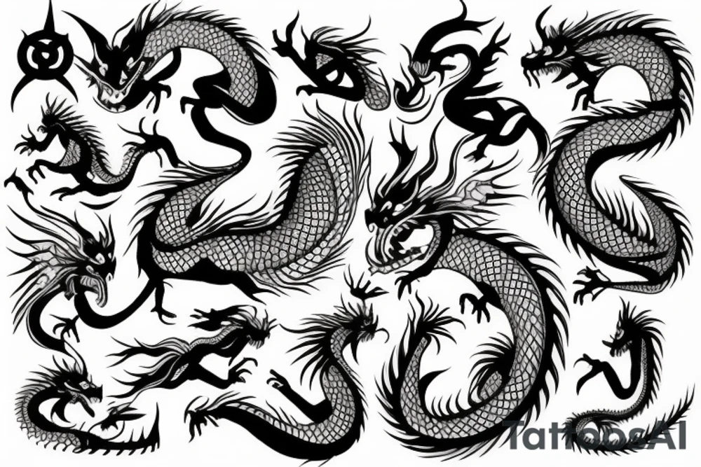 dragon tattoo idea
