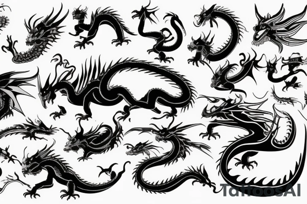 dragon tattoo idea
