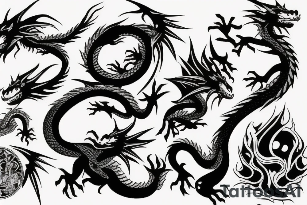 dragon tattoo idea