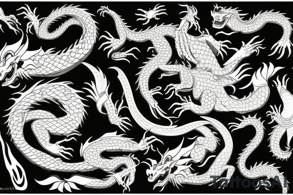 dragon tattoo idea