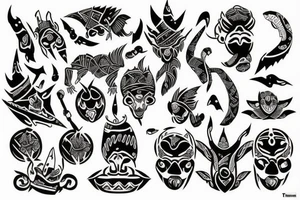 tribal tattoo idea