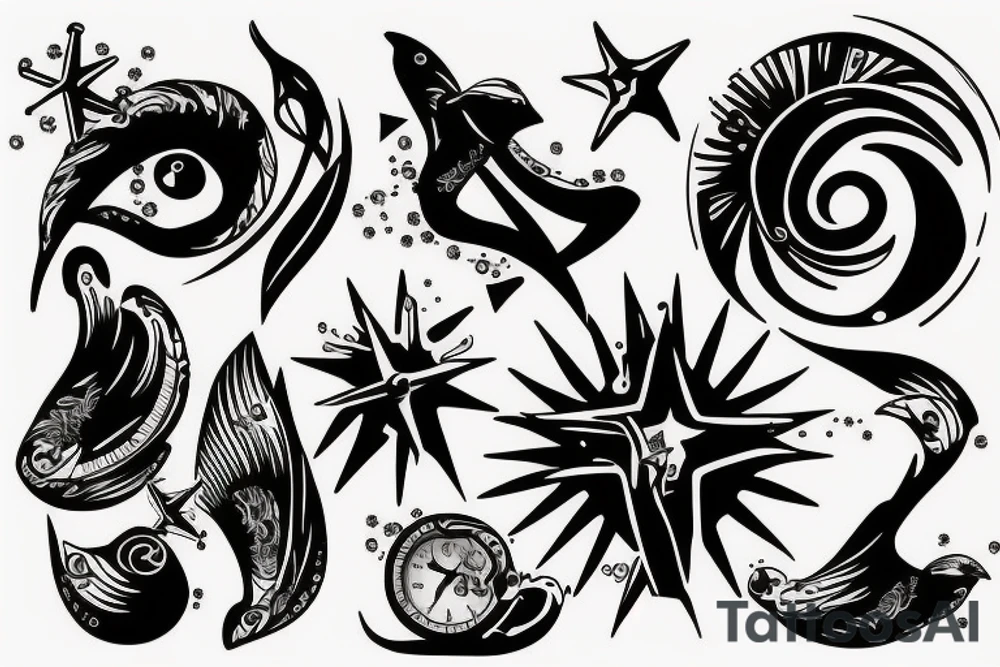 Sunset in St. Petersburg beach tattoo idea