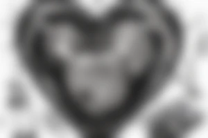 A goat heart with music, money, and cross tattoo idea