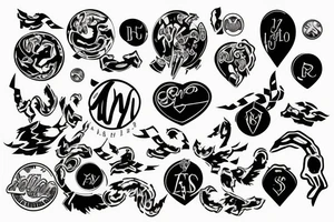 Money sign tattoo idea