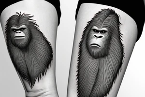 Sasquatch tattoo idea