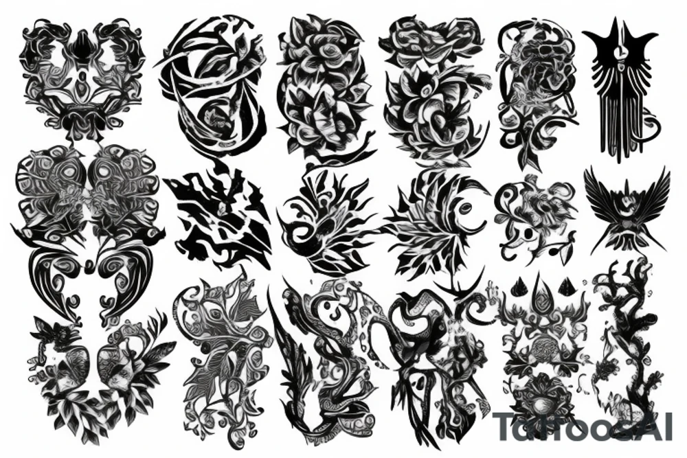 spine tattoo idea