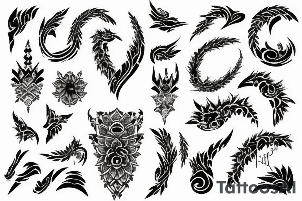 spine tattoo idea