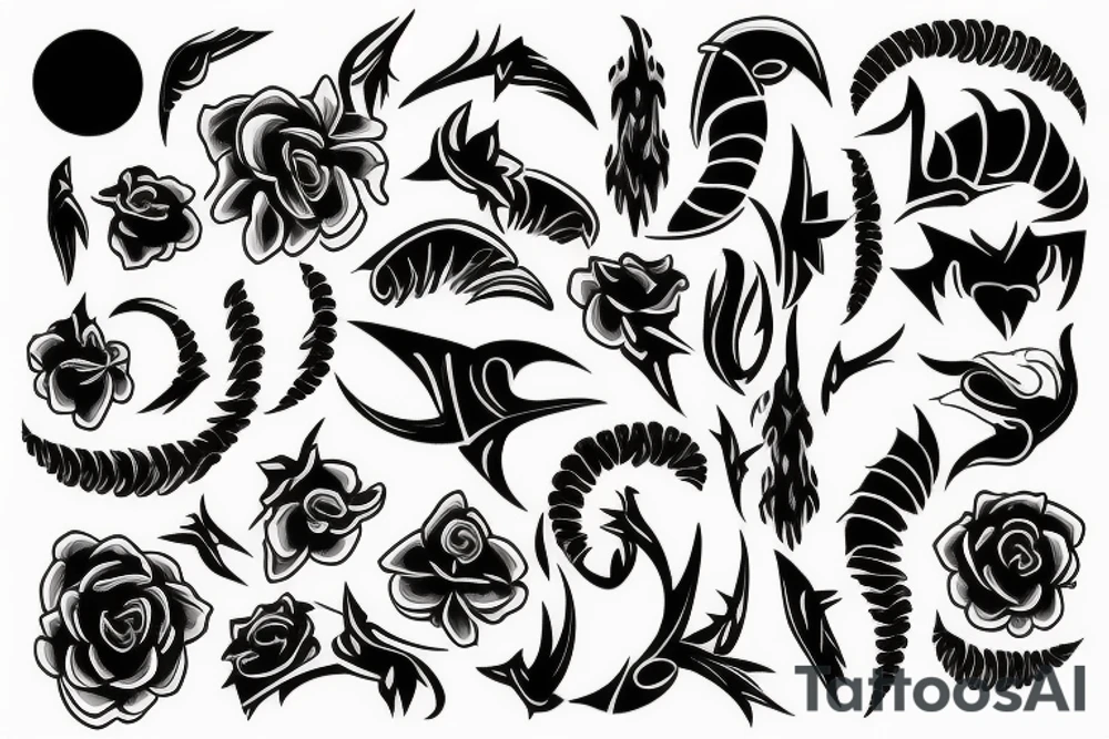 spine tattoo idea