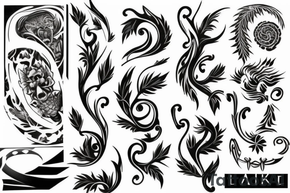 spine tattoo idea