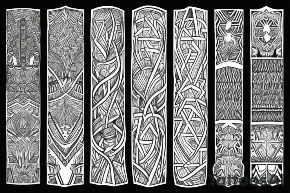 spine tattoo idea