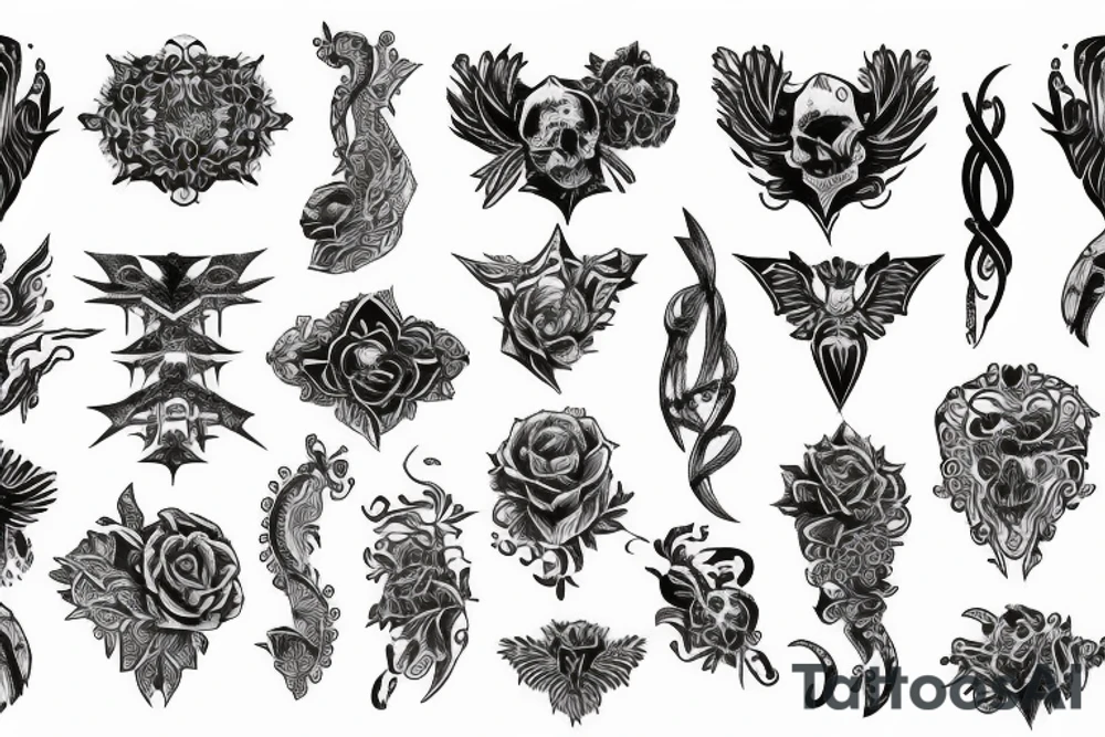 spine tattoo idea