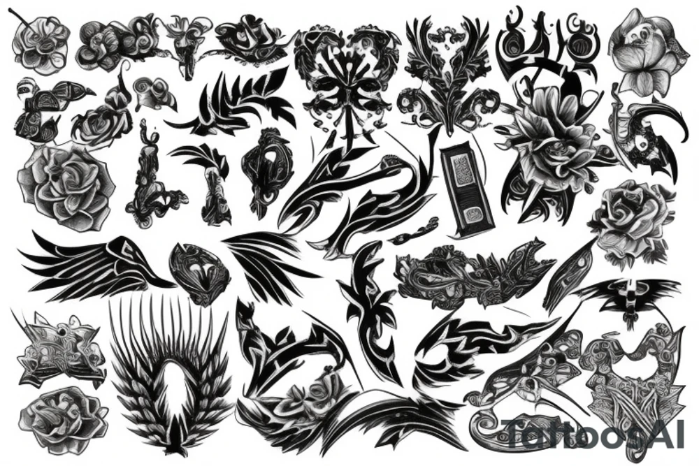 spine tattoo idea