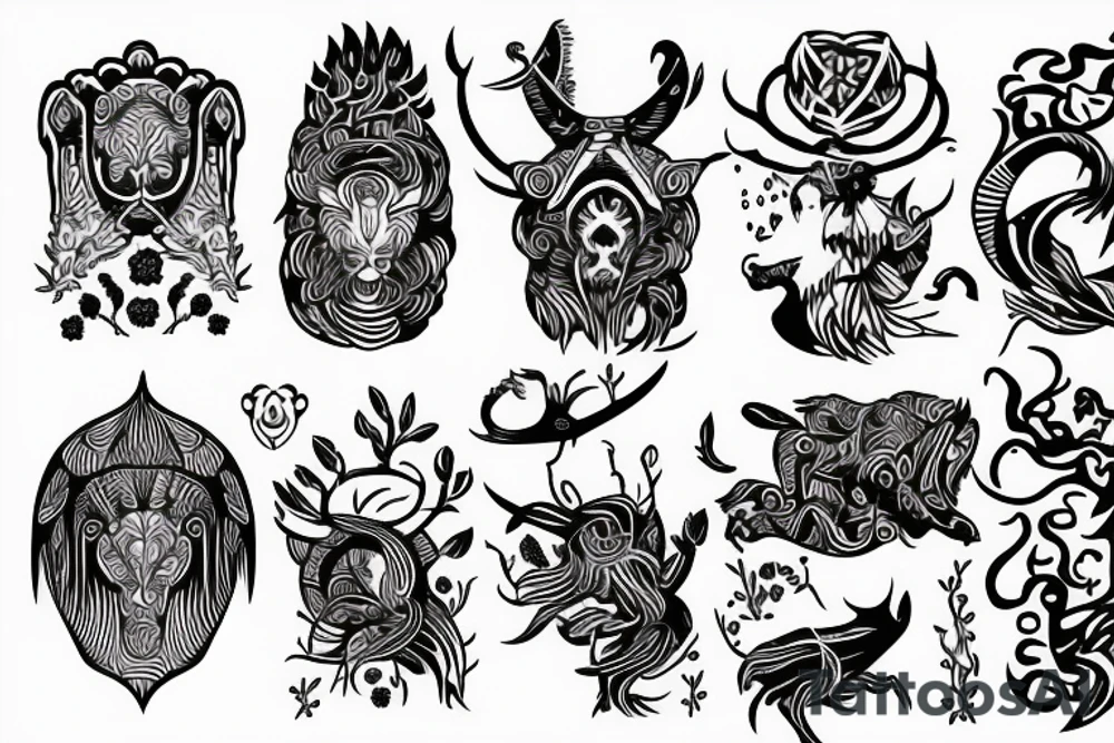 zodiac tattoo idea