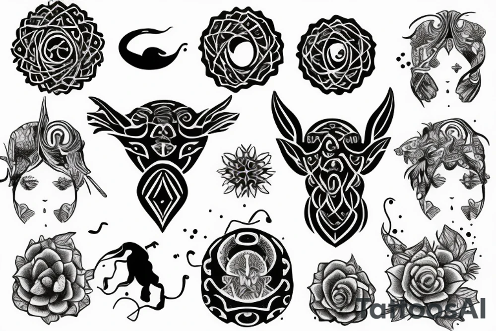 zodiac tattoo idea