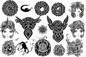 zodiac tattoo idea