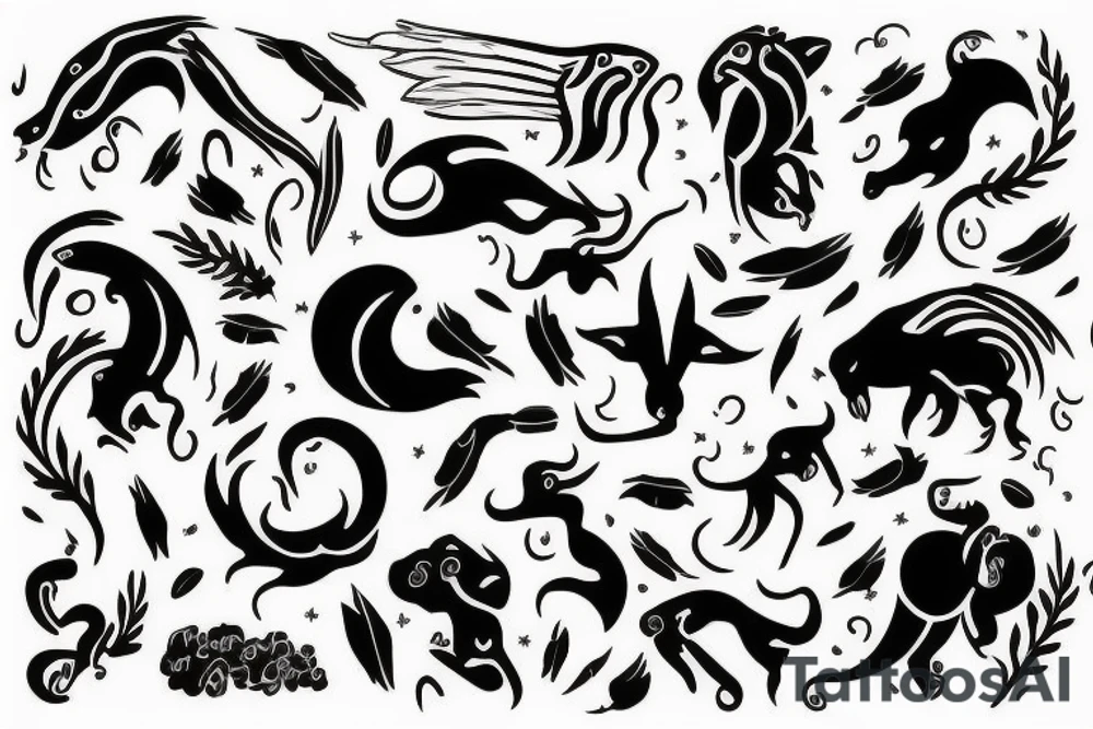 zodiac tattoo idea