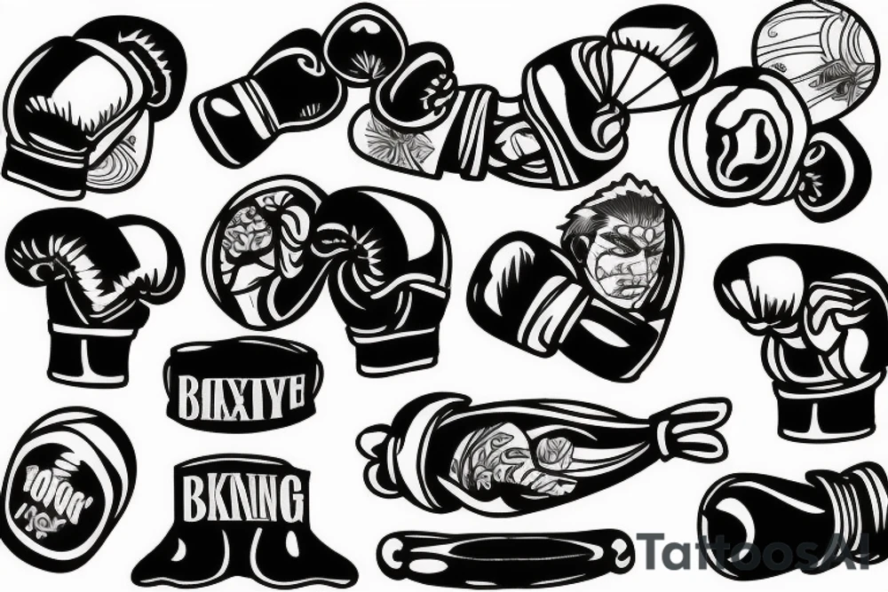 boxing tattoo idea