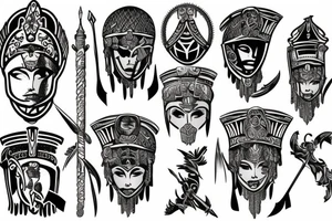 gladiator tattoo idea