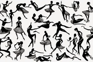 Salsa dance tattoo idea