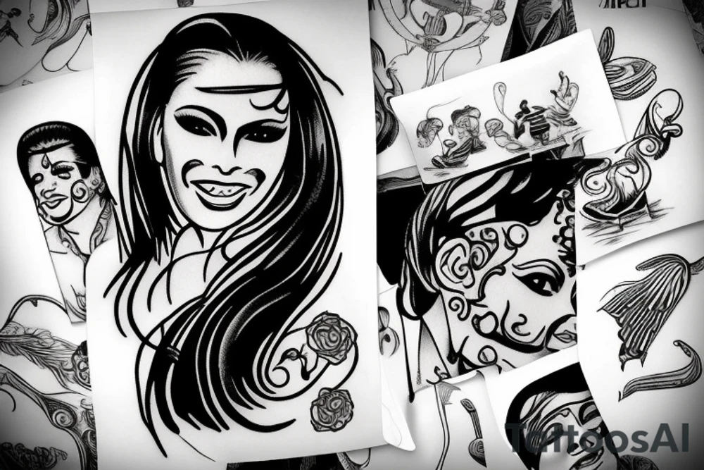 Salsa music tattoo idea