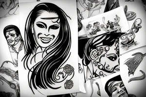 Salsa music tattoo idea