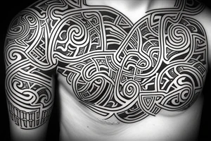 Māori tattoo of family tattoo idea