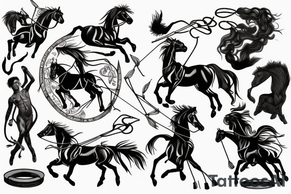 Centaur archer tattoo idea