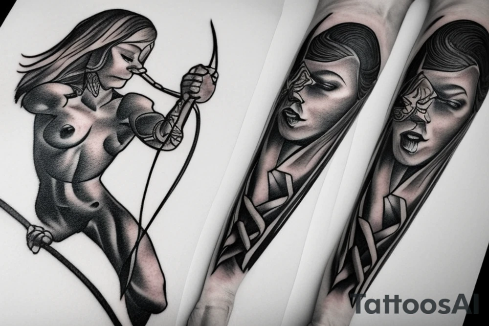 Centaur archer tattoo idea