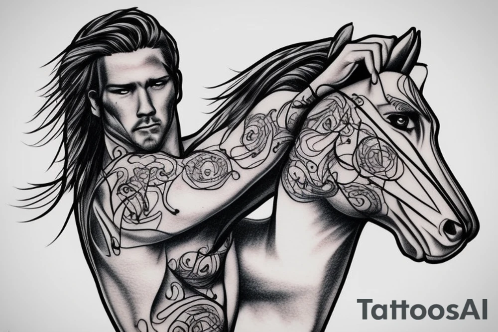 Half man half horse archer tattoo idea