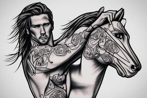 Half man half horse archer tattoo idea