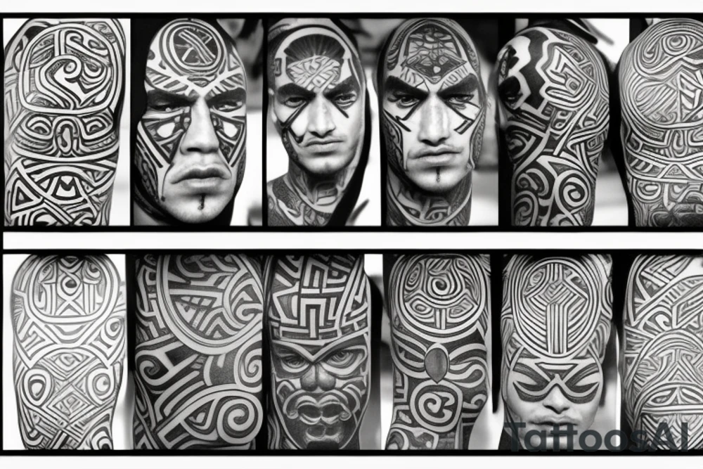 Māori one son tattoo idea